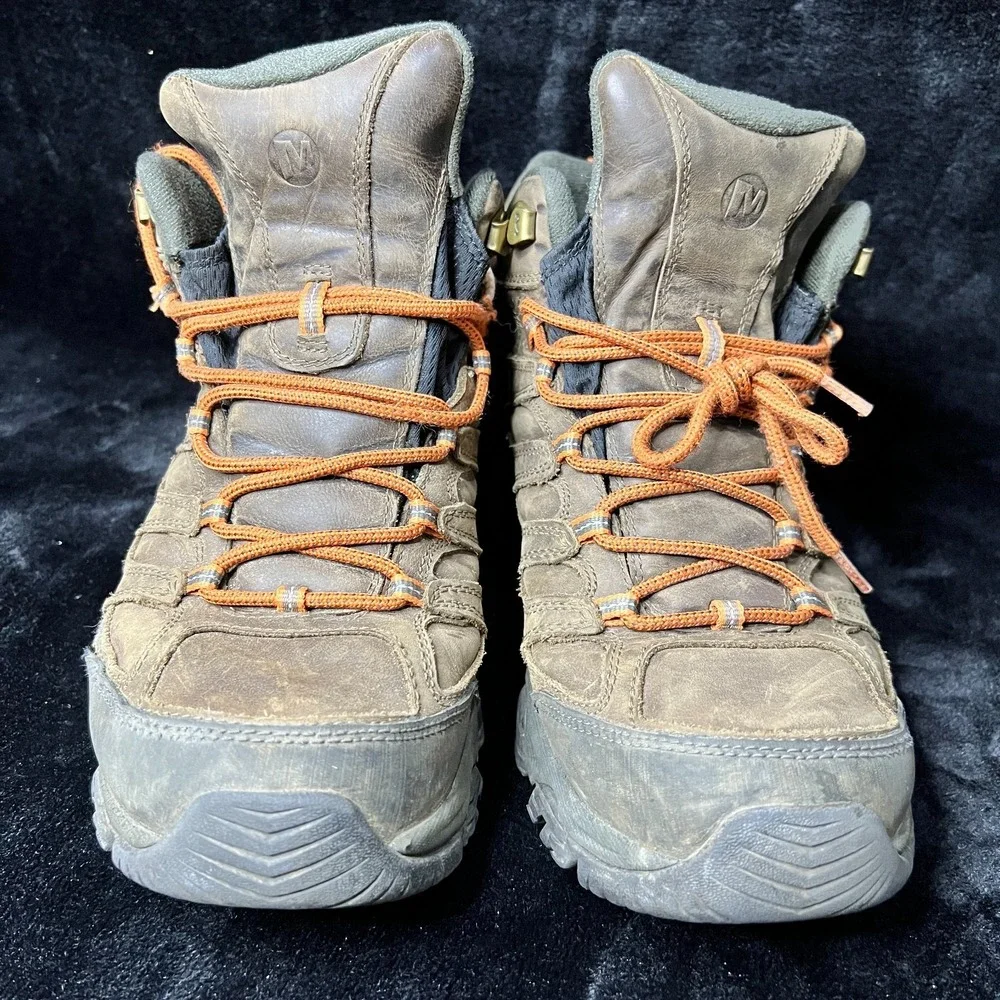Merrell Moab 3 Prime Mid J035763 Mens 14 Boot Brown Canteen Leather Hiking Boots